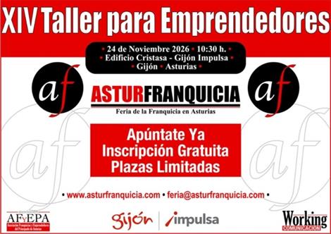 XIV Edición del Taller para Emprendedores en Asturfranquicias